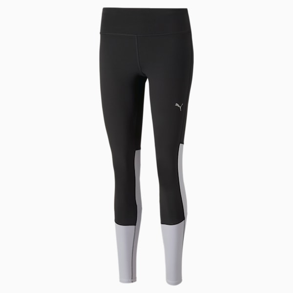 Run Favourite Regular Rise Long Running Leggings Women, PUMA Black-Spring Lavender