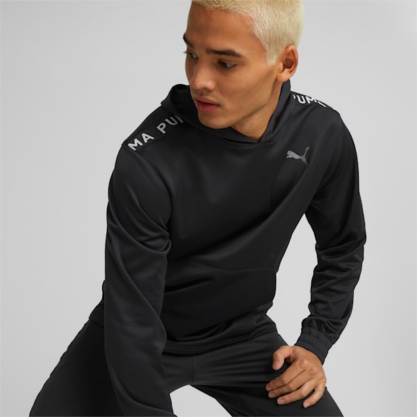 PUMA Fit PWRFLEECE Training Hoodie Men, PUMA Black