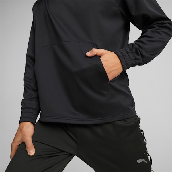 PUMA FIT PWRFLEECE Men's Pullover, PUMA Black, extralarge-IND