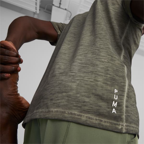 Studio Foundation Wash Training Tee Men, Green Moss, extralarge-GBR