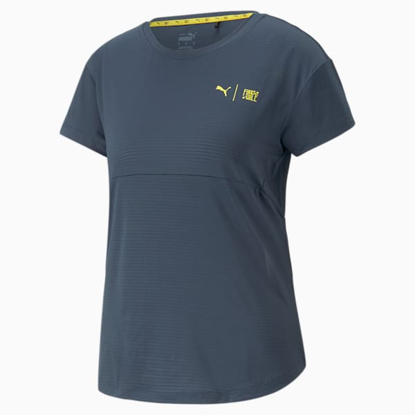 PUMA x First Mile Women's Running T-shirt, Dark Night, extralarge-IND