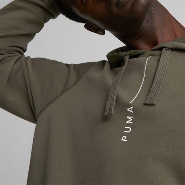 Studio Plastic-Free Training Hoodie Men, Green Moss