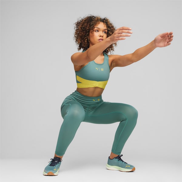 PUMA x First Mile High Impact Running Bra Women, Adriatic, extralarge-GBR
