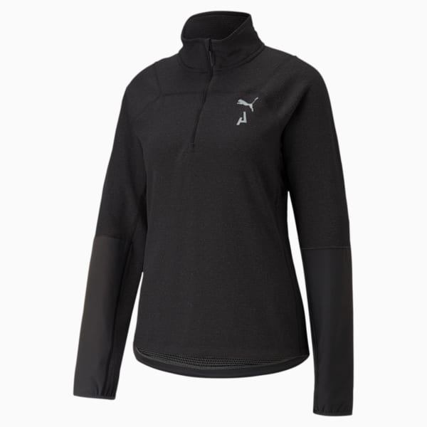 SEASONS Trail Running Half-Zip Pullover Women, PUMA Black