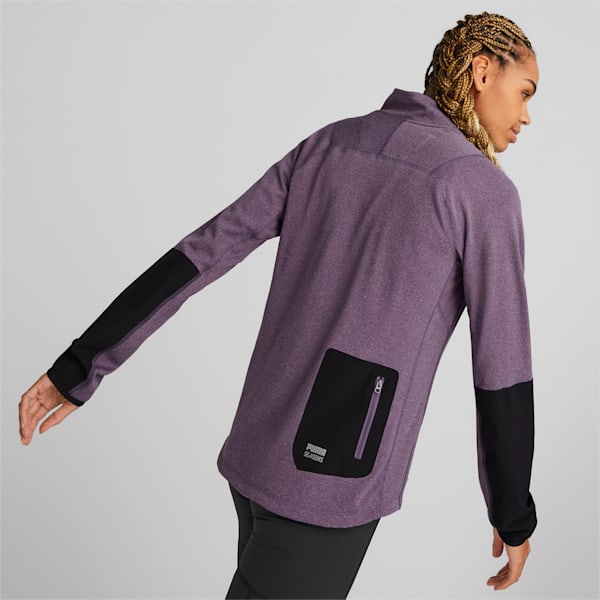 SEASONS Trail Running Half-Zip Pullover Women, Purple Charcoal, extralarge-GBR