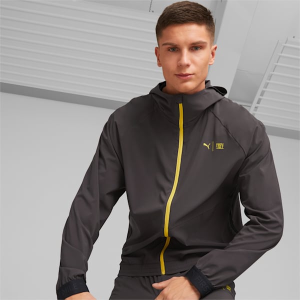 PUMA x First Mile Woven Men's Running Jacket, PUMA Black, extralarge-IND