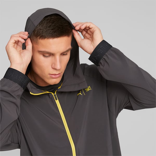 PUMA x First Mile Woven Men's Running Jacket, PUMA Black, extralarge-IND