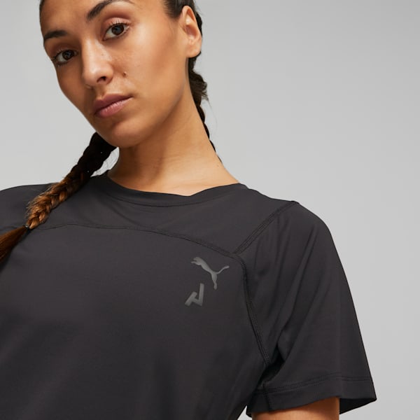 SEASONS coolCELL Trail Running Tee Women, PUMA Black-PUMA Black, extralarge