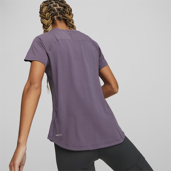Seasons coolCELL Women's Running T-Shirt, Purple Charcoal, extralarge-AUS