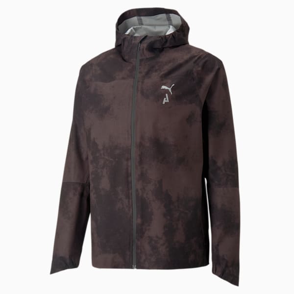 SEASONS stormCELL SympaTex® Packable Trail Running Jacket Men, PUMA Black-AOP, extralarge-GBR