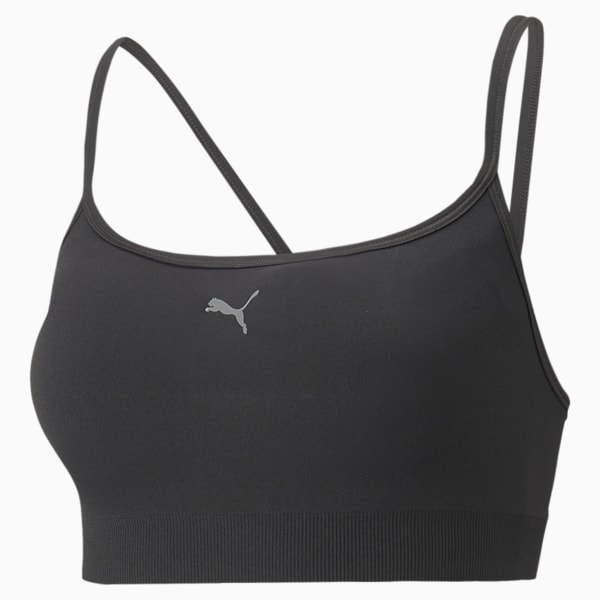 Low Impact Studio Seamless Women's Sports Bra, PUMA Black, extralarge-IDN