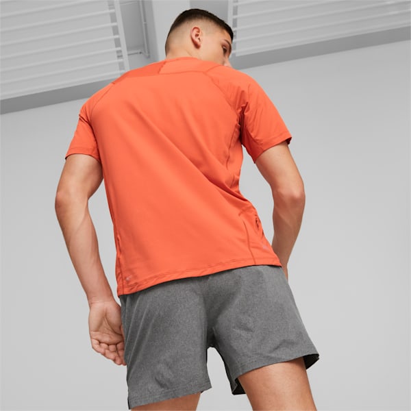 SEASONS coolCELL Trail Running Tee Men, Chili Powder