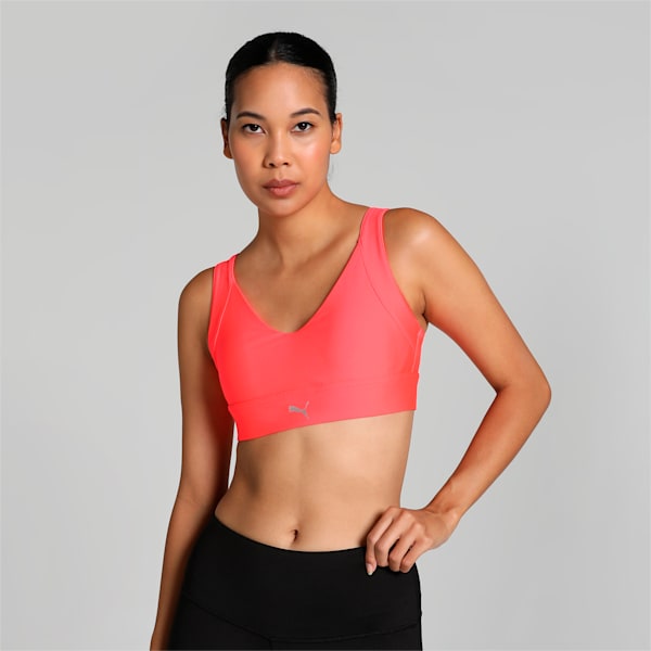 High Impact Ultraform Women's Running Bra, Fire Orchid, extralarge-IND