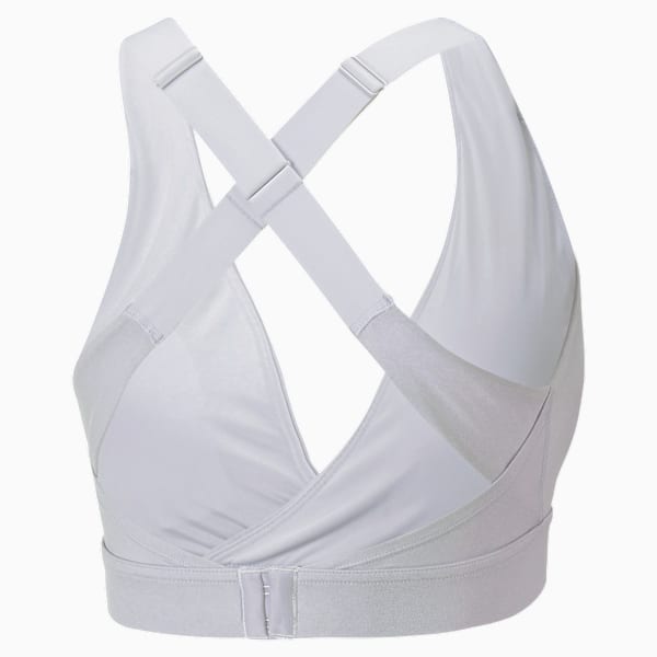 Yogini Crossover Training Bra, Spring Lavender Heather, extralarge-IND