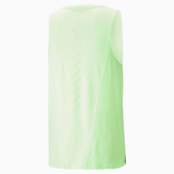 Cloudspun Men's Running Singlet, Fizzy Lime