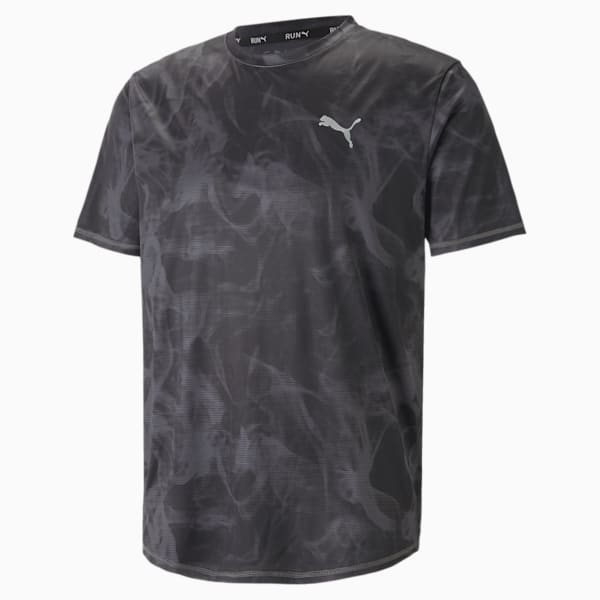 Run Favorite All Over Print Graphic Men's Running T-Shirt, PUMA Black-AOP, extralarge-AUS
