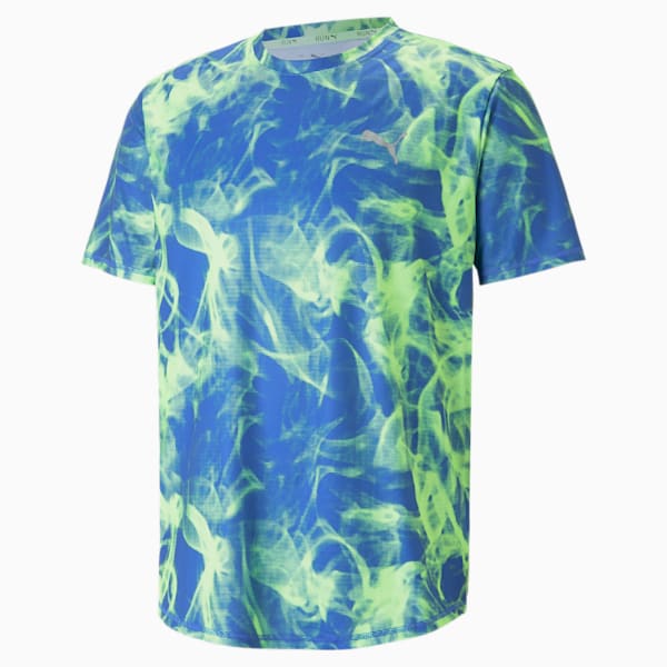Run Favorite Men's Printed Tee, Royal Sapphire-AOP