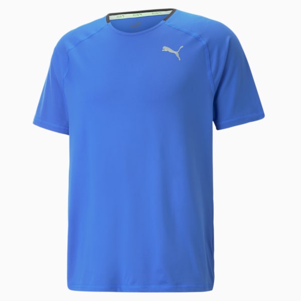 Playera de manga corta Run CLOUDSPUN para hombre, Royal Sapphire, extralarge