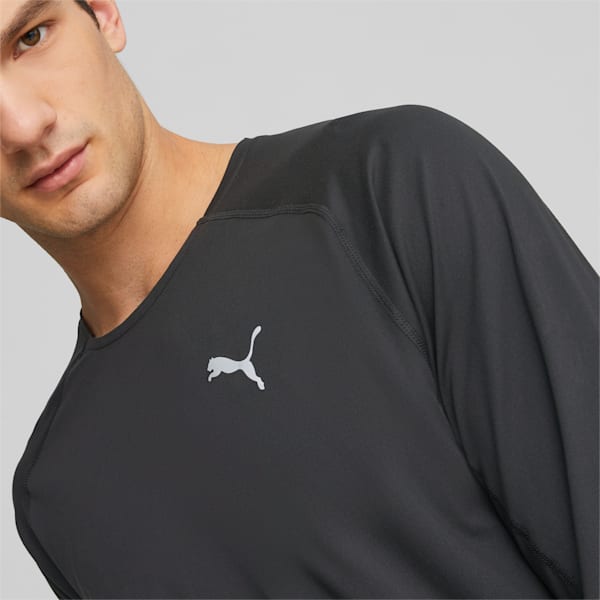 Run CLOUDSPUN Long Sleeve Top Men, PUMA Black