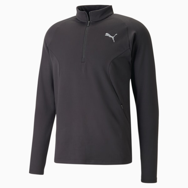 Run CLOUDSPUN Knit Half-Zip Top Men, PUMA Black