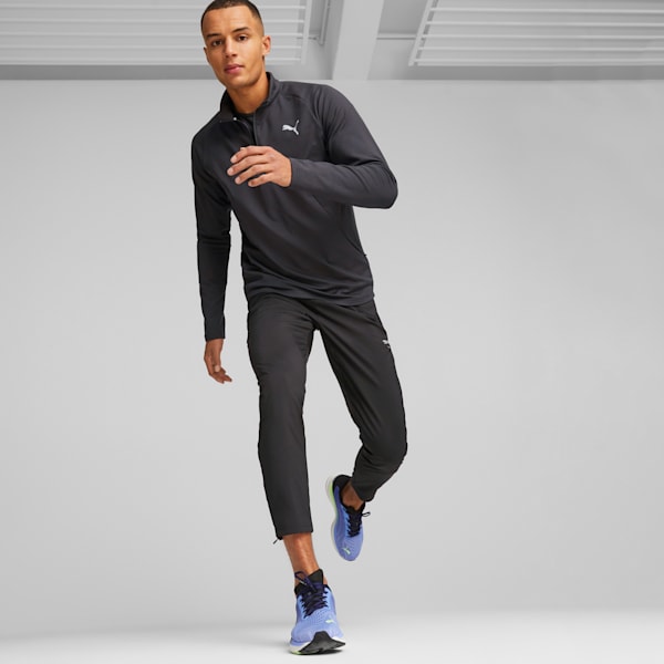 Run CLOUDSPUN Knit Half-Zip Top Men, PUMA Black
