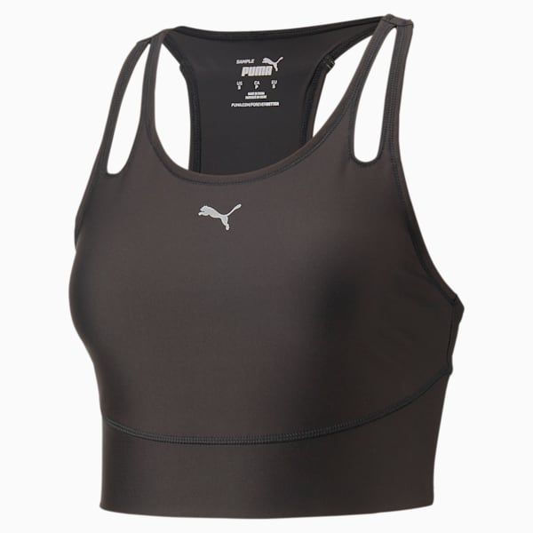 Run ULTRAFORM Women's Cropped Running Tank Top, PUMA Black, extralarge