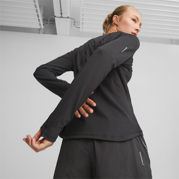 Run CLOUDSPUN Long Sleeve Tee Women, PUMA Black
