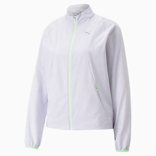 Chamarra para correr RUN ULTRAWEAVE para mujer, Spring Lavender, extralarge