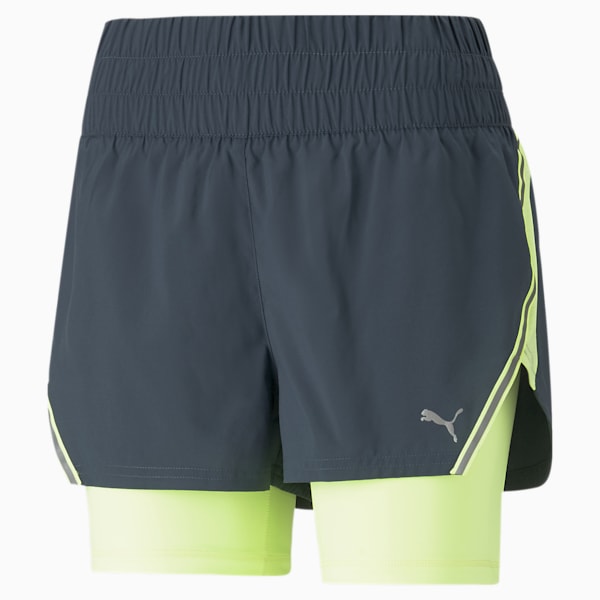 Puma 2 in 1 shorts women's shop