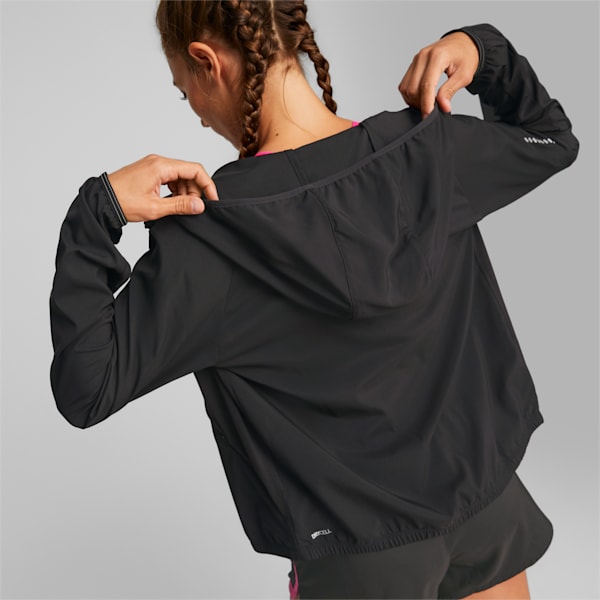 Run Lightweight Women's Running Jacket, PUMA Black, extralarge-AUS