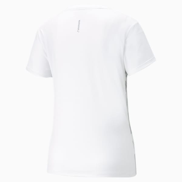 Run Favourite AOP Tee Women, PUMA White-AOP, extralarge-GBR