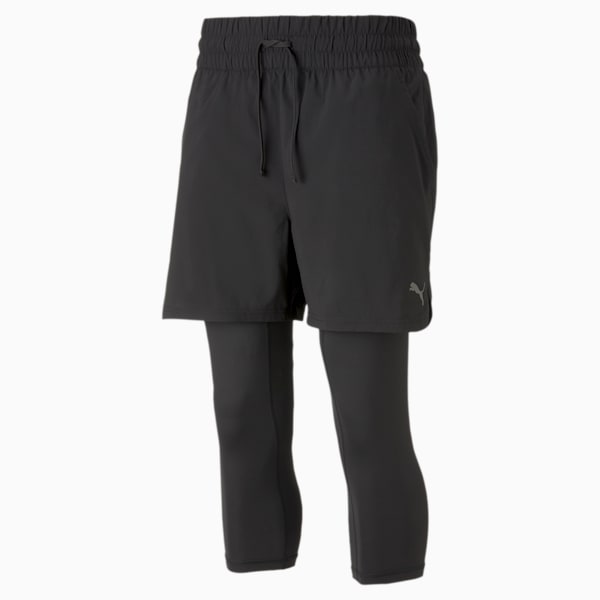 Studio 2In1 Men's Tights, PUMA Black, extralarge-IND