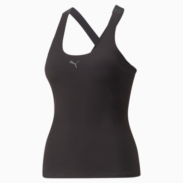 Flawless Built-In Training Tank Women, PUMA Black, extralarge