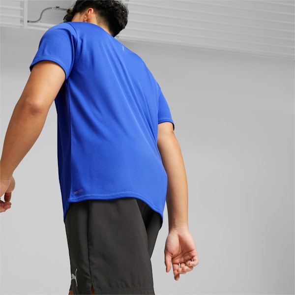 Run Favourite Logo Tee Men, Royal Sapphire