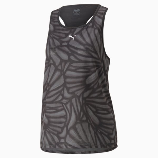 Train All Day All Over Print Women's Training Tank Top, PUMA Black, extralarge-IND