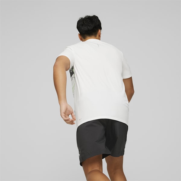 Run Favorite AOP Men's T-Shirt, PUMA White-Light Mint-AOP, extralarge-AUS