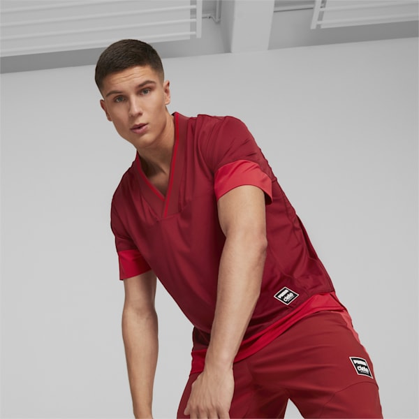 ユニセックス ランニング PUMA x CIELE 半袖 Tシャツ, Intense Red, extralarge-AUS