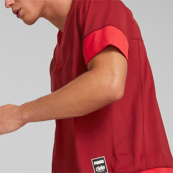 ユニセックス ランニング PUMA x CIELE 半袖 Tシャツ, Intense Red, extralarge-JPN