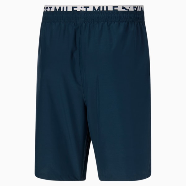 PUMA x FIRST MILE Men's Woven Running Shorts, Marine Blue-Puma White, extralarge