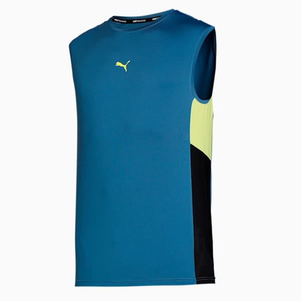 PUMA x one8 Active Men's Regular Fit Tank, Deep Dive, extralarge-IND