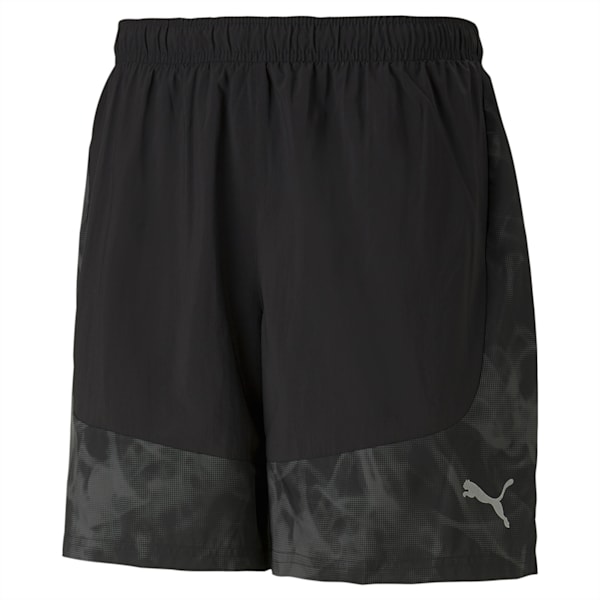 Run Fav Printed Session Men's 7” Shorts, PUMA Black-AOP, extralarge-IND