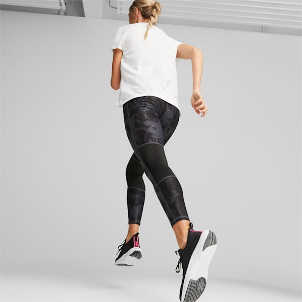 Run Favorite AOP Women's Shorts, PUMA Black-AOP, extralarge-IND