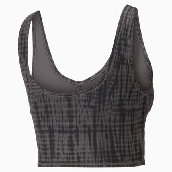ウィメンズ ヨガ スタジオ AOP クロップ トップス, PUMA Black-SHIBORI, extralarge-JPN