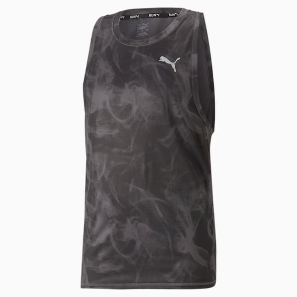メンズ ランニング RUN FAVORITE AOP シングレット, PUMA Black-AOP