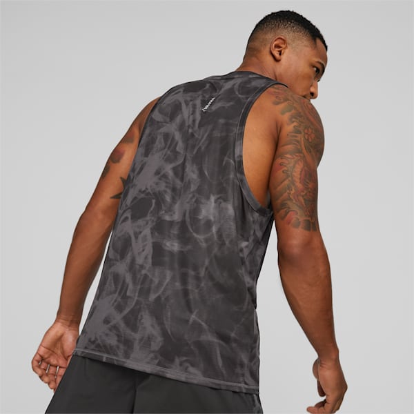 メンズ ランニング RUN FAVORITE AOP シングレット, PUMA Black-AOP