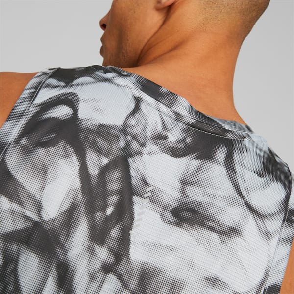 メンズ ランニング RUN FAVORITE AOP シングレット, Platinum Gray-AOP
