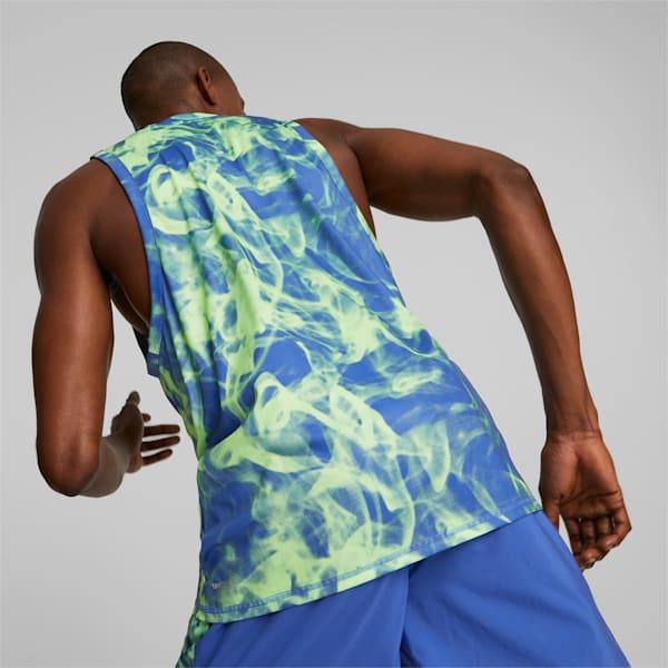 メンズ ランニング RUN FAVORITE AOP シングレット, Royal Sapphire-AOP