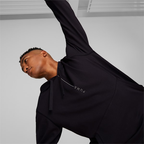 メンズ ヨガ スタジオ フーディー プラスチックフリー, PUMA Black, extralarge-JPN