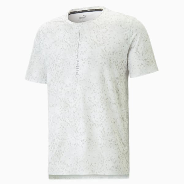 メンズ ヨガ スタジオ ヨギーニ ライト AOP 半袖 Tシャツ, PUMA White, extralarge-JPN