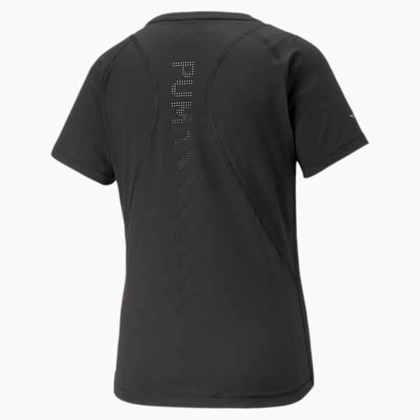 ウィメンズ ランニング RUN CLOUDSPUN 半袖 Tシャツ, PUMA Black